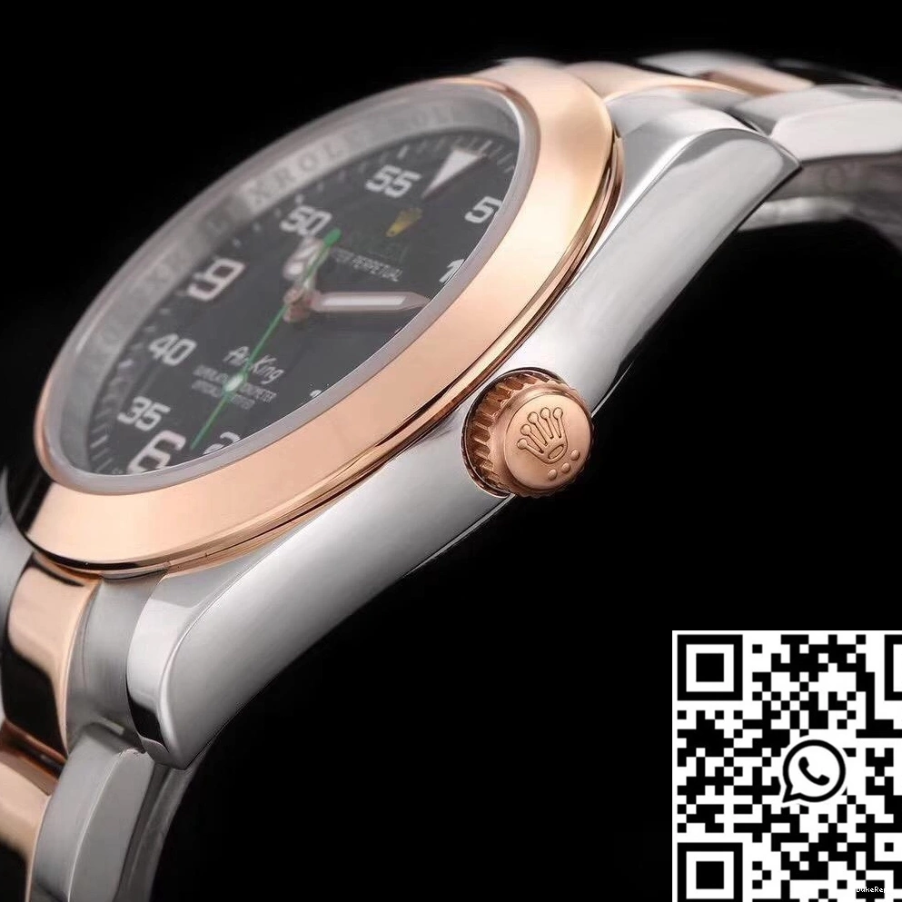 Dial Rolex Gold Factory Air-King Black JF 116900 Rose 1218